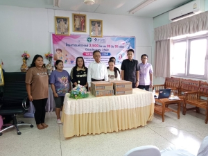 นายกเทศมนตรีตำบลโพนงาม ได้รับเกียรติเปิดโครงการมหัศจรรย์ 2,500 วัน นม 90 วัน 90 กล่อง